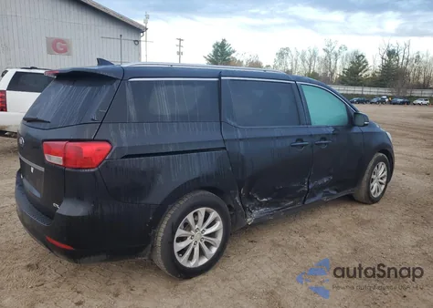 2016 Kia Sedona Ex из США, поврежденный, VIN KNDMC5C10G6133889